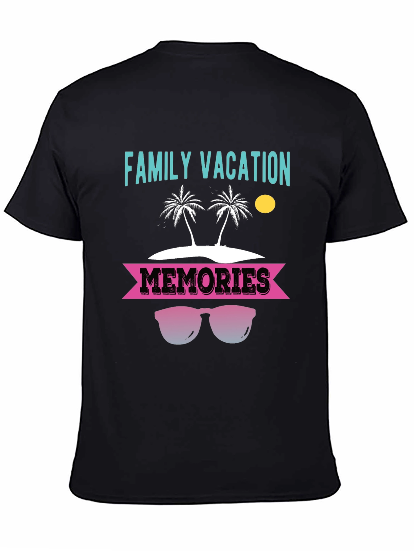 Camiseta Vacaciones Familiares con Diseño de Playa