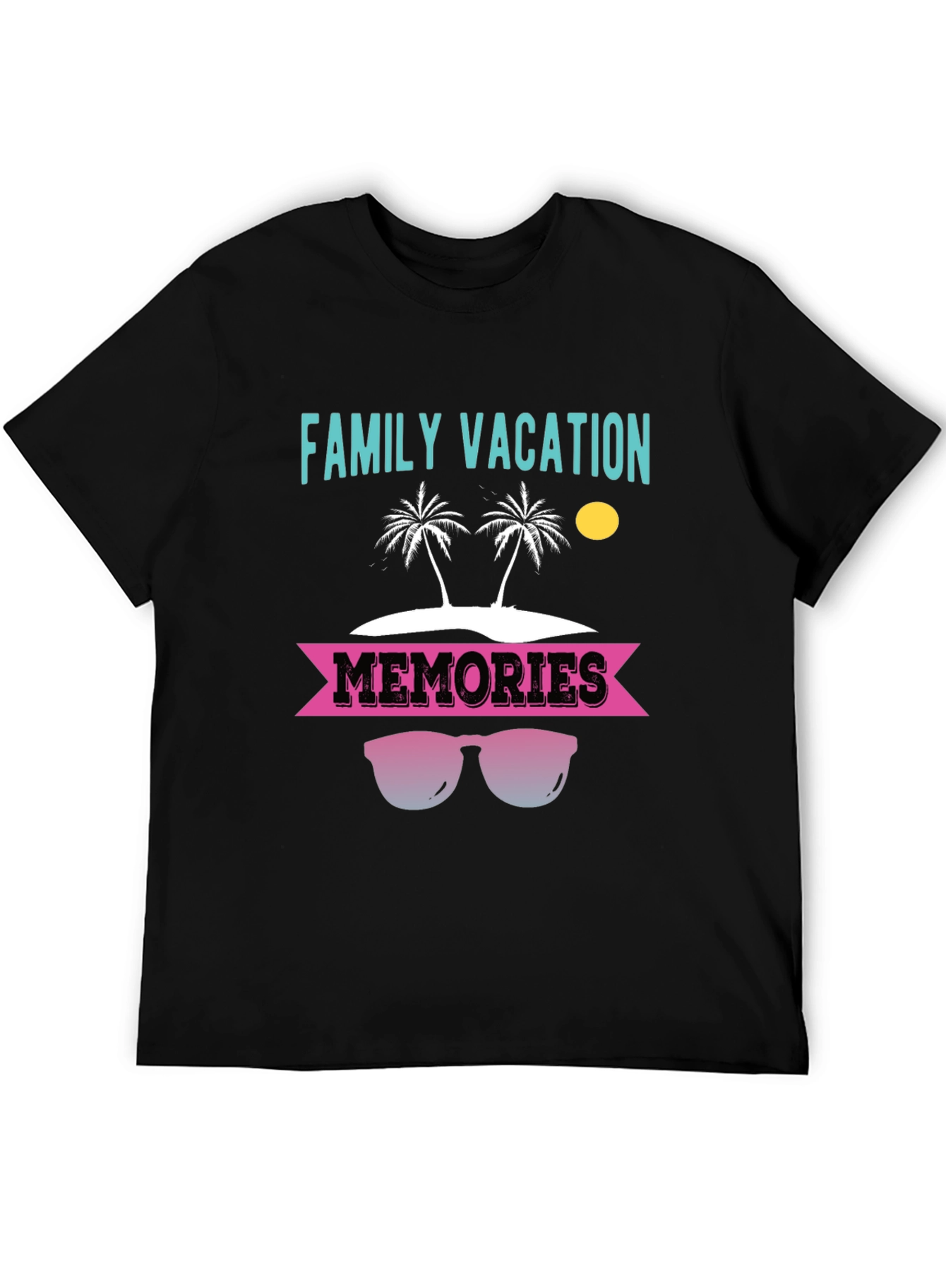 Camiseta Vacaciones Familiares con Diseño de Playa