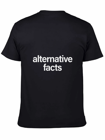 Camiseta Negra Alternative Facts para Hombre