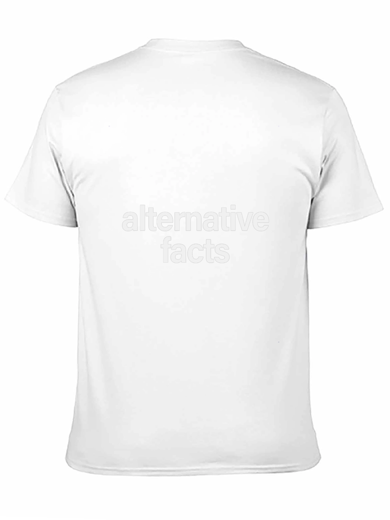 Camiseta Negra Alternative Facts para Hombre