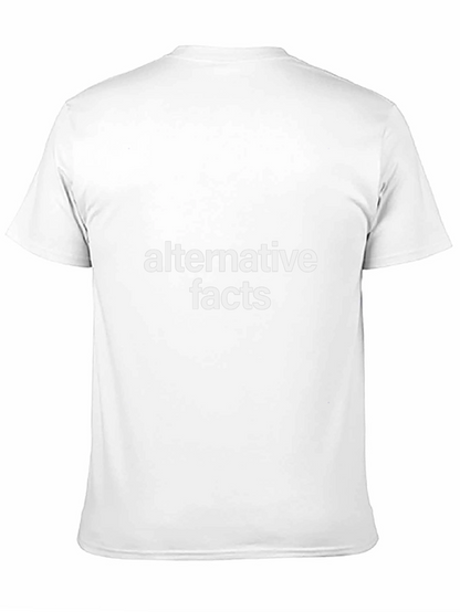 Camiseta Negra Alternative Facts para Hombre