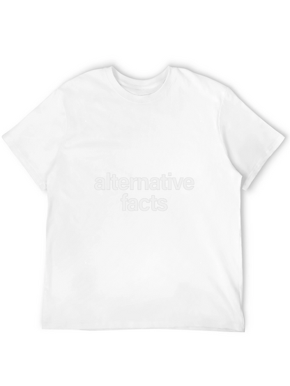 Camiseta Negra Alternative Facts para Hombre