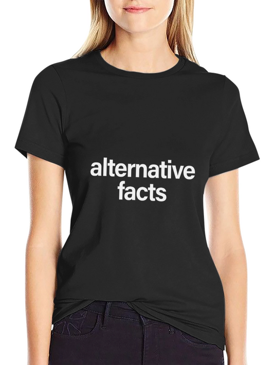 Camiseta Negra Alternative Facts para Hombre