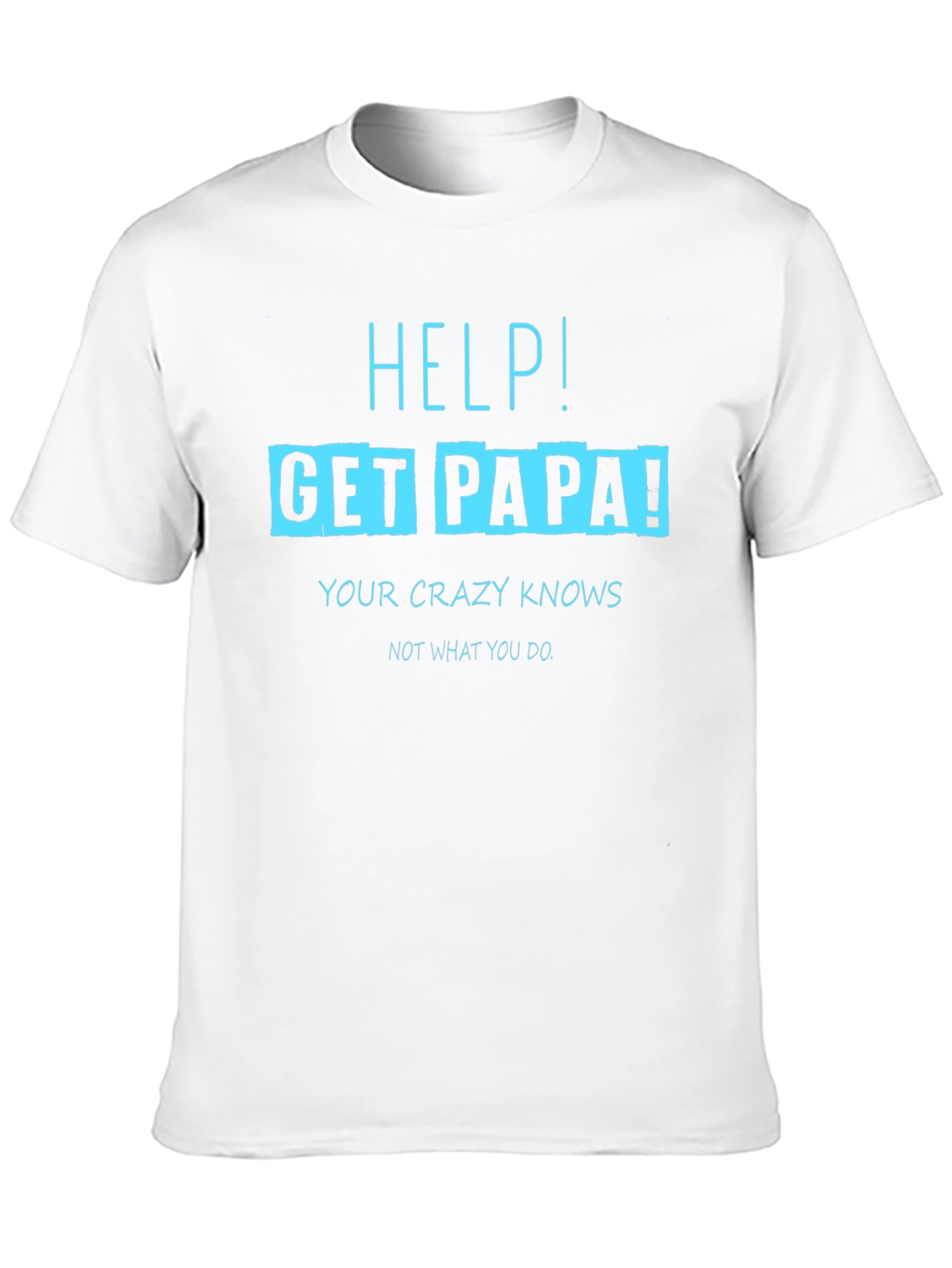 Camiseta Negra con Diseño Divertido Get Papa!