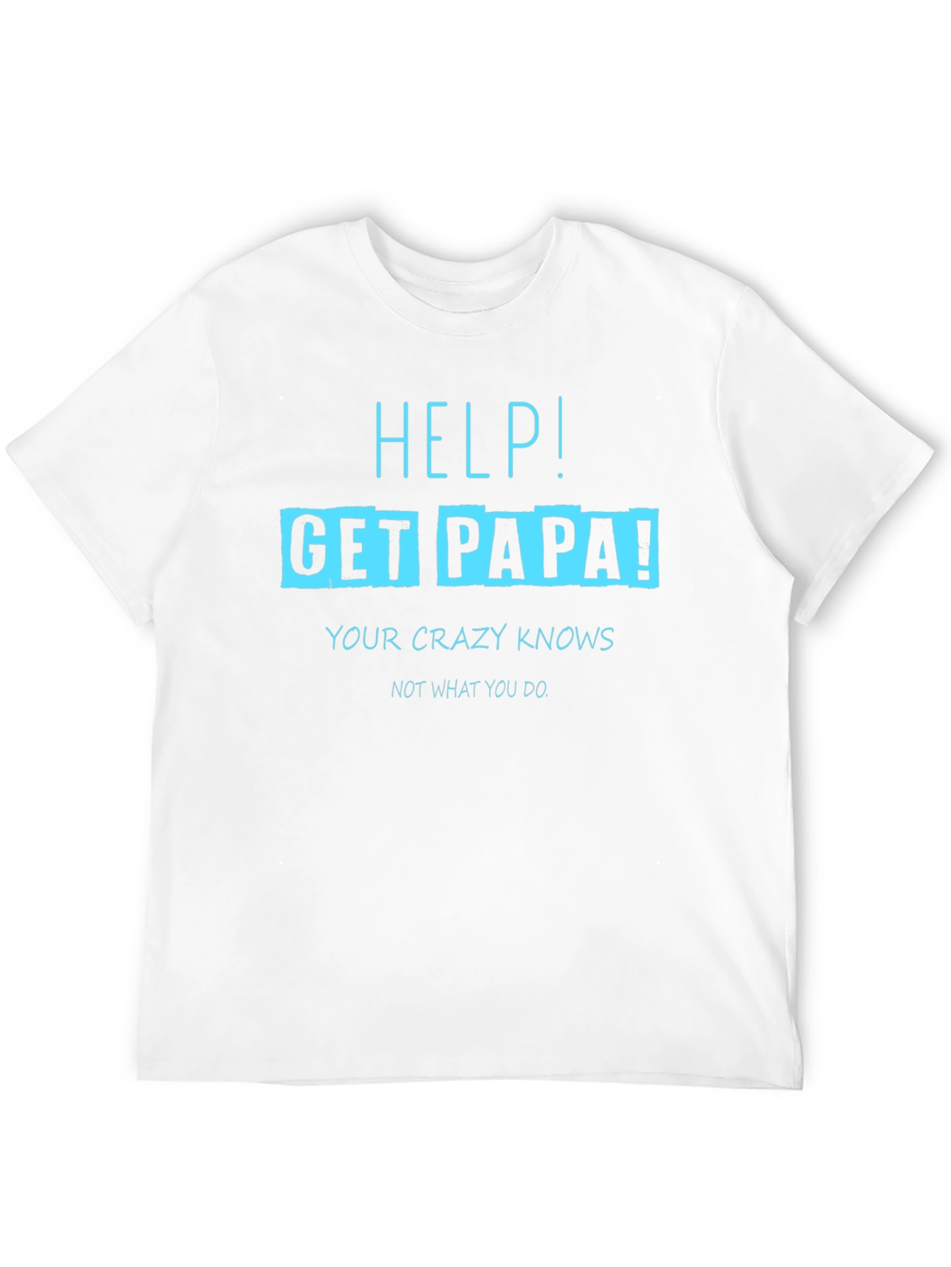 Camiseta Negra con Diseño Divertido Get Papa!