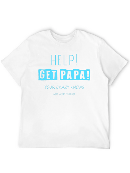 Camiseta Negra con Diseño Divertido Get Papa!