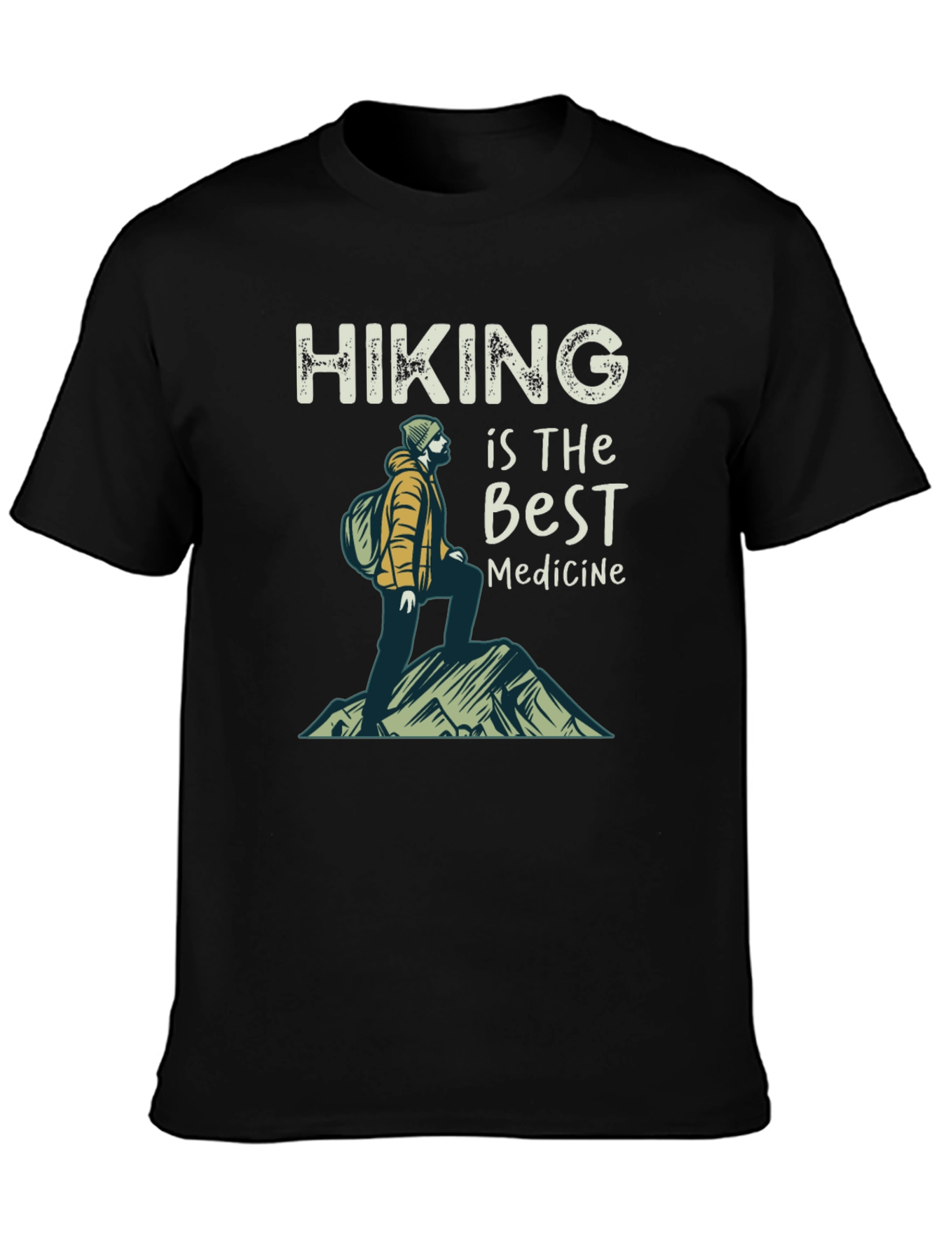 Camiseta Hiking is the Best Medicine