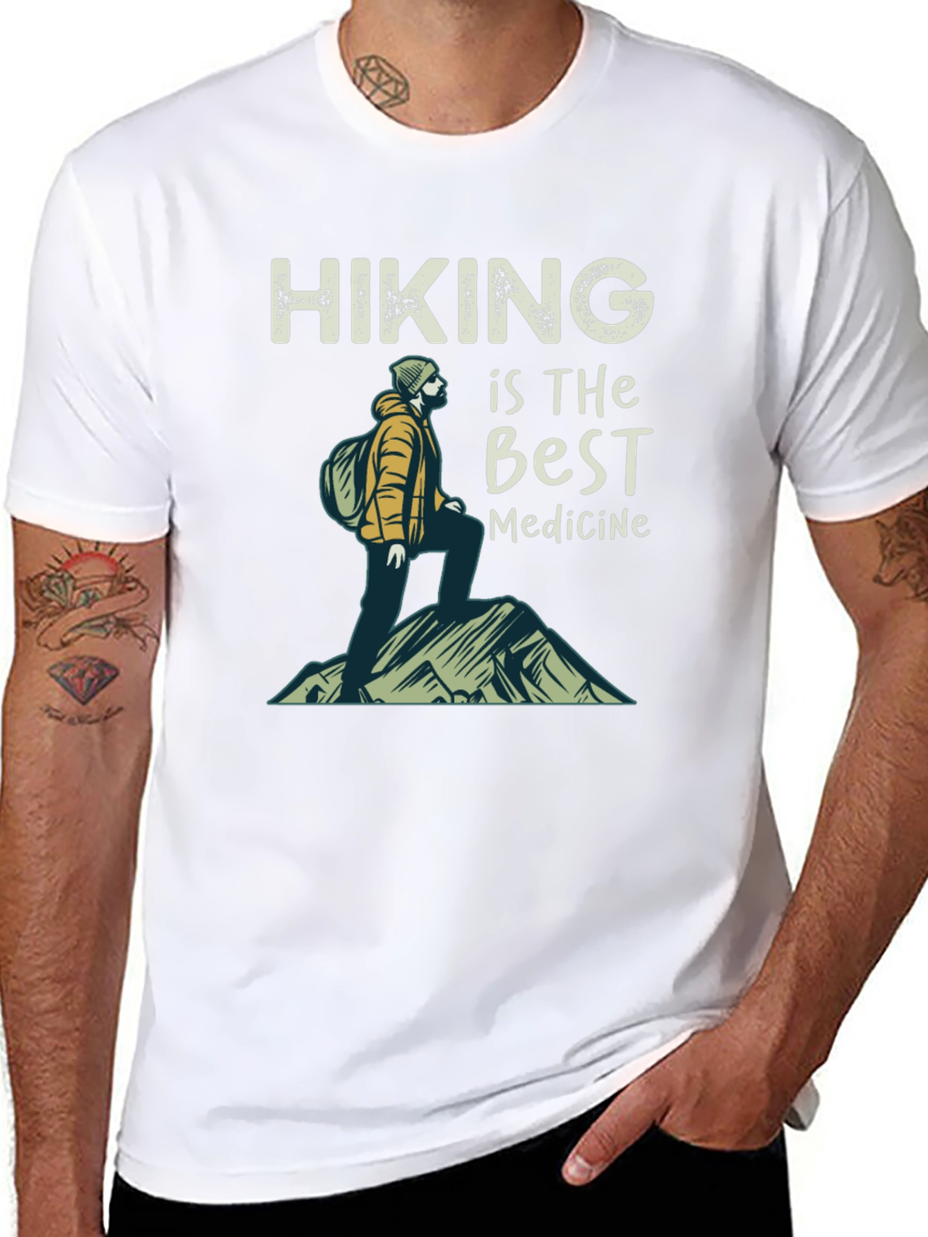 Camiseta Hiking is the Best Medicine