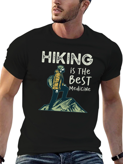Camiseta Hiking is the Best Medicine