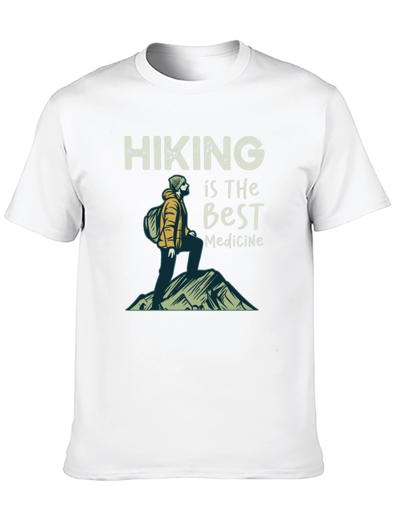 Camiseta Hiking is the Best Medicine