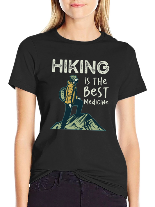 Camiseta Hiking is the Best Medicine