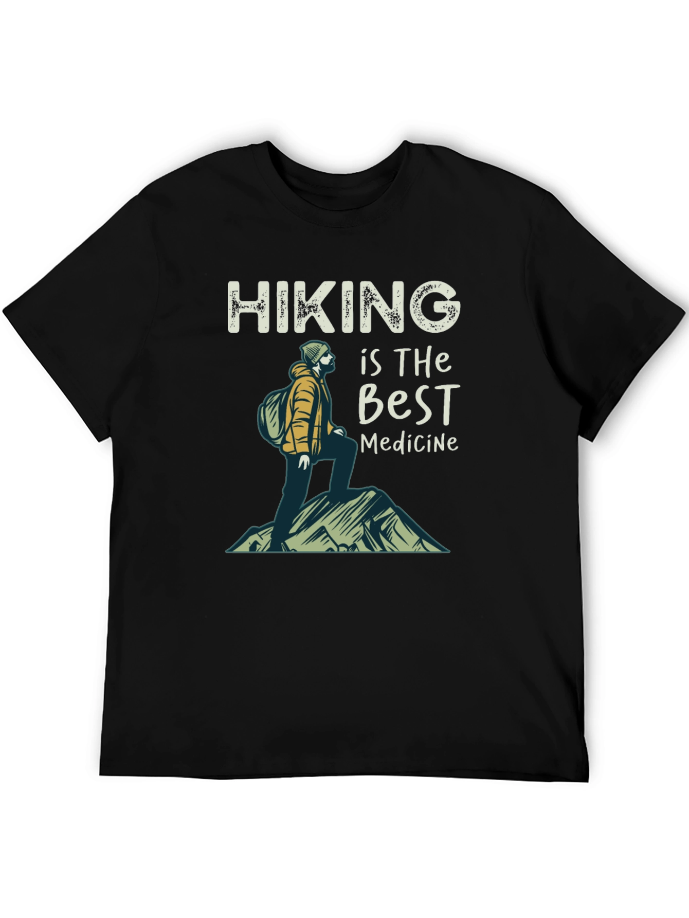 Camiseta Hiking is the Best Medicine