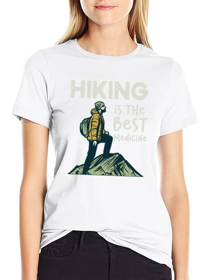Camiseta Hiking is the Best Medicine