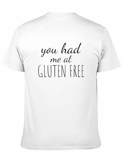 Camiseta Negra Gluten Free para Hombre