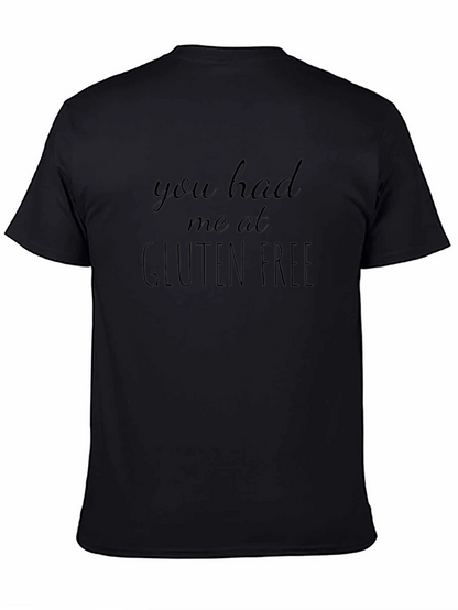Camiseta Negra Gluten Free para Hombre