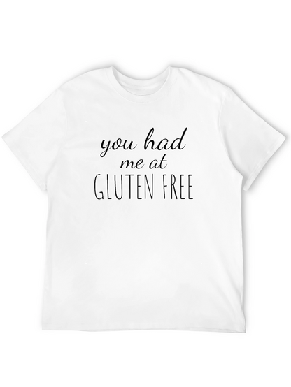 Camiseta Negra Gluten Free para Hombre