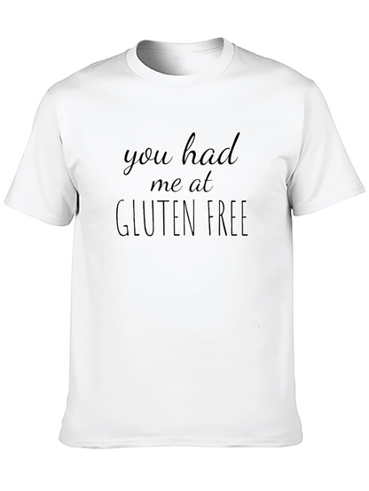 Camiseta Negra Gluten Free para Hombre