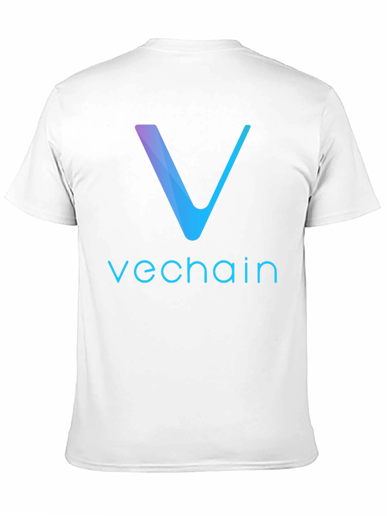 Camiseta Negra VeChain Diseño Moderno
