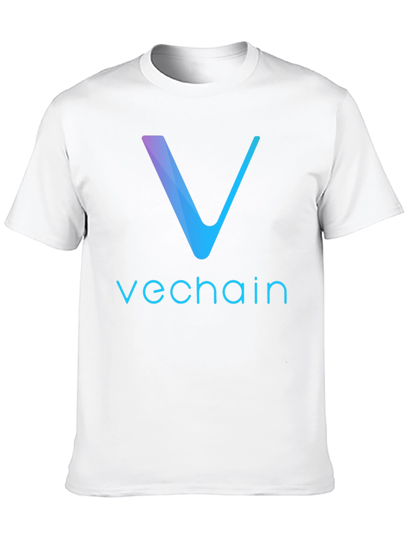 Camiseta Negra VeChain Diseño Moderno