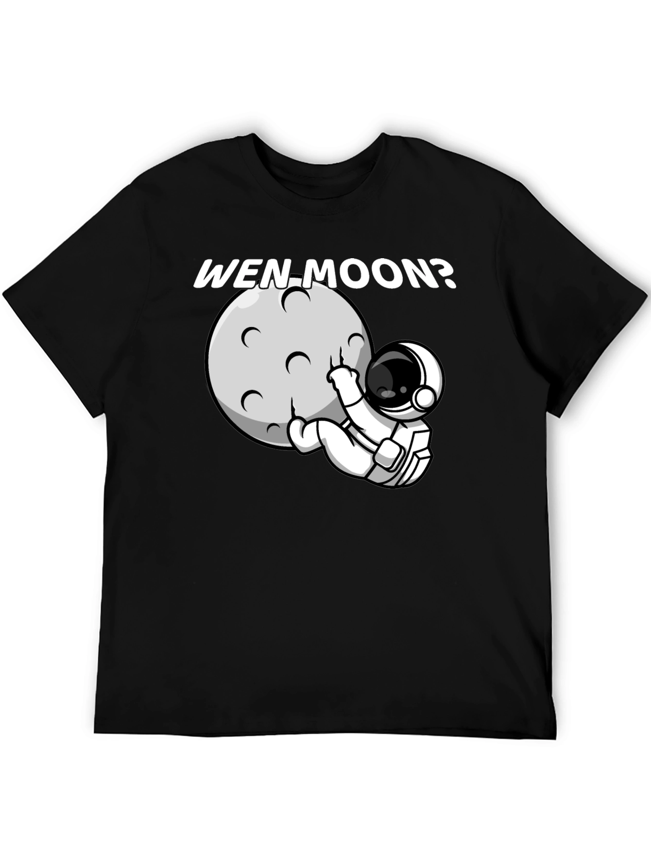 Camiseta Negra Wen Moon? Astronauta