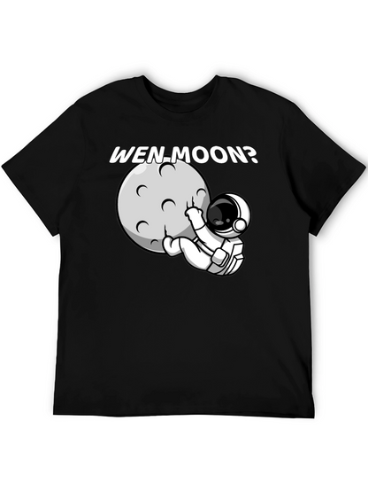 Camiseta Negra Wen Moon? Astronauta