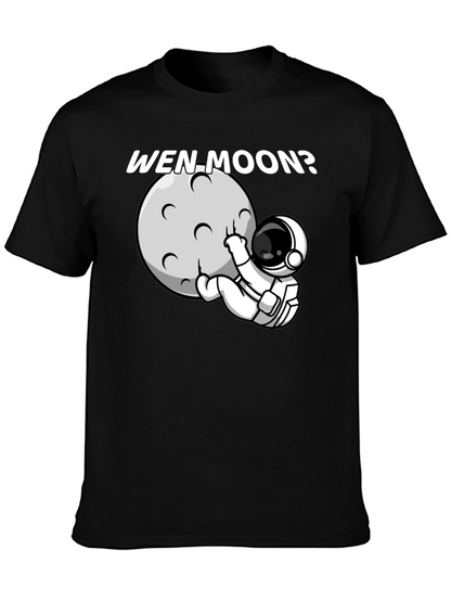 Camiseta Negra Wen Moon? Astronauta