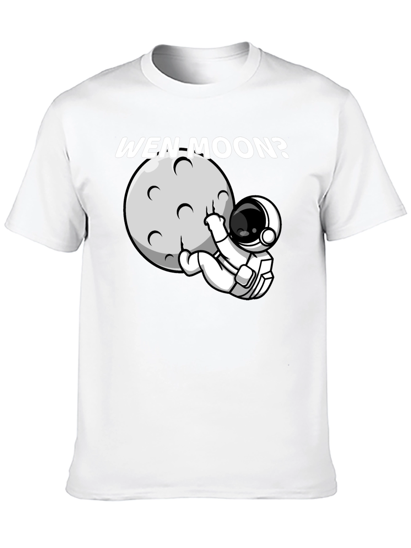 Camiseta Negra Wen Moon? Astronauta
