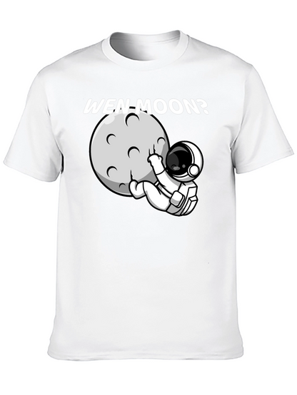 Camiseta Negra Wen Moon? Astronauta