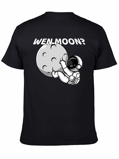 Camiseta Negra Wen Moon? Astronauta
