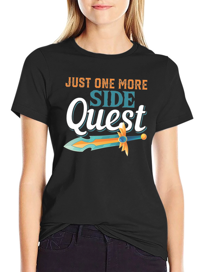 Camiseta Negra Just One More Side Quest