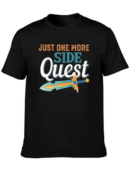 Camiseta Negra Just One More Side Quest