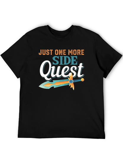 Camiseta Negra Just One More Side Quest