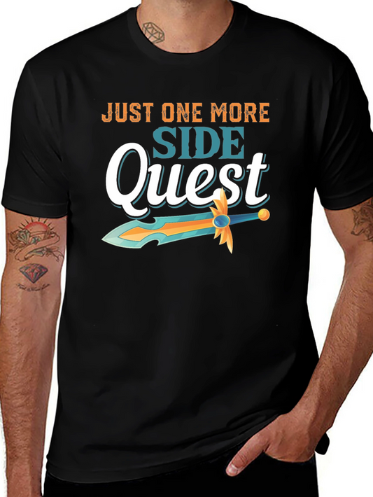 Camiseta Negra Just One More Side Quest