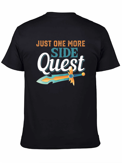 Camiseta Negra Just One More Side Quest
