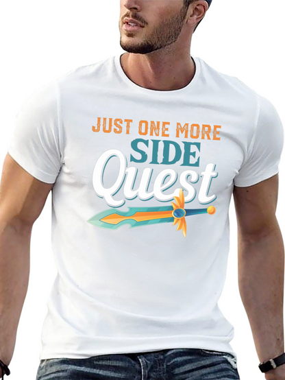 Camiseta Negra Just One More Side Quest