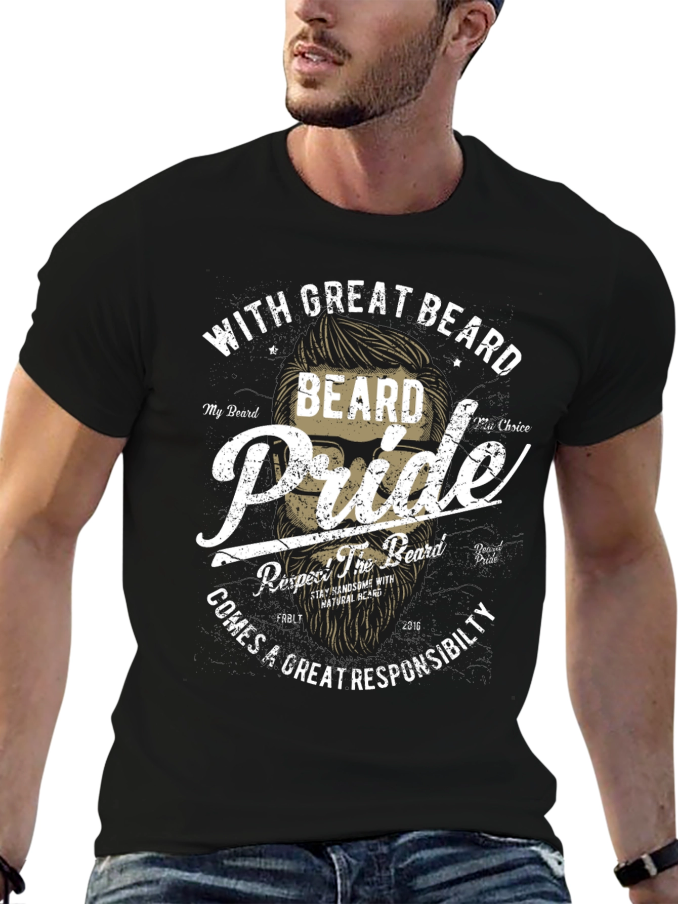 Camiseta Hombre Beard Pride