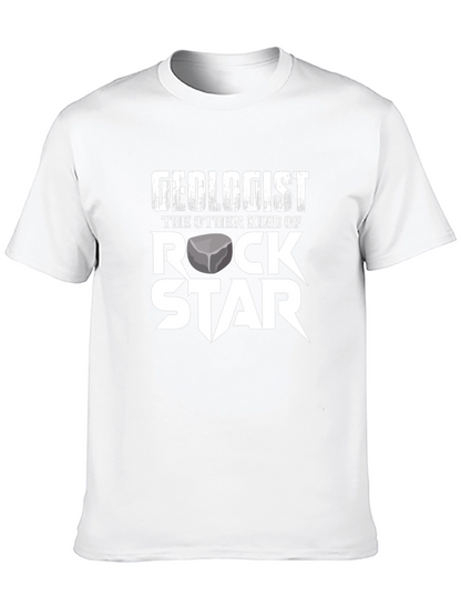 Camiseta Geólogo Rock Star