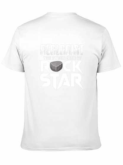 Camiseta Geólogo Rock Star