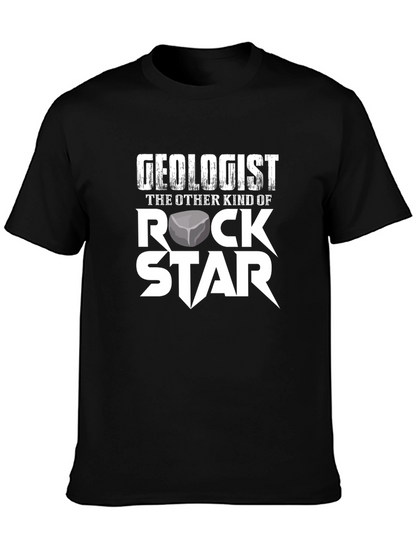 Camiseta Geólogo Rock Star