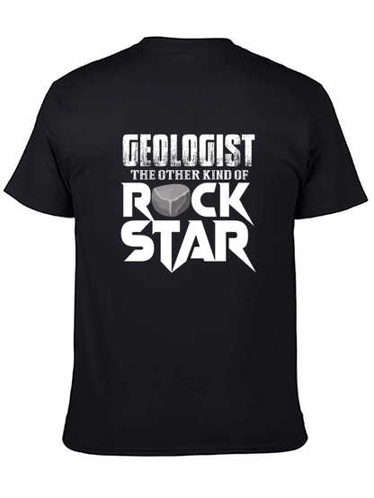 Camiseta Geólogo Rock Star
