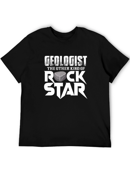 Camiseta Geólogo Rock Star