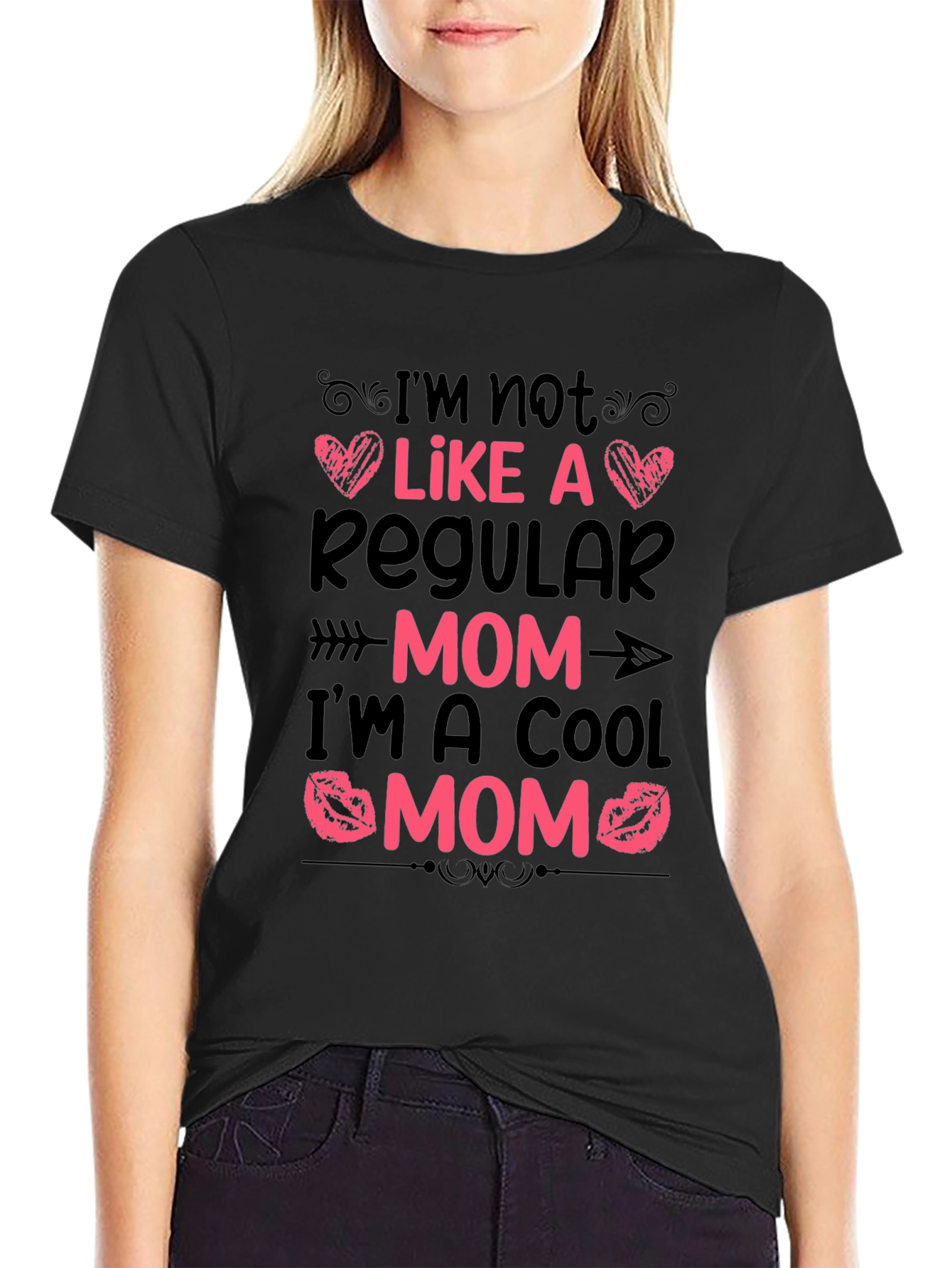 Camiseta Negra Cool Mom