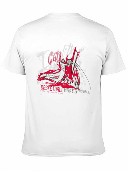 Camiseta Negra Baloncesto I Can Fly