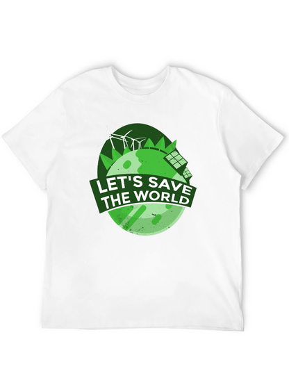 Camiseta Negra Salvemos el Mundo