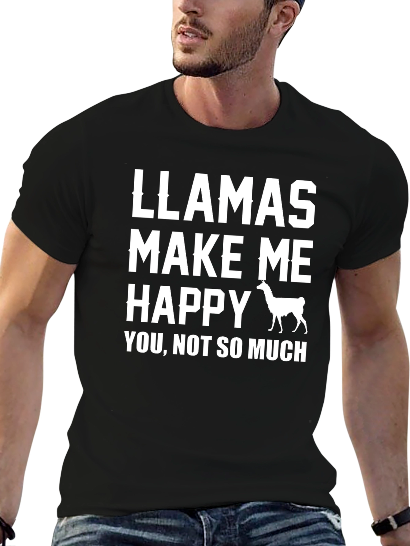 Camiseta Negra con Diseño Divertido de Llamas