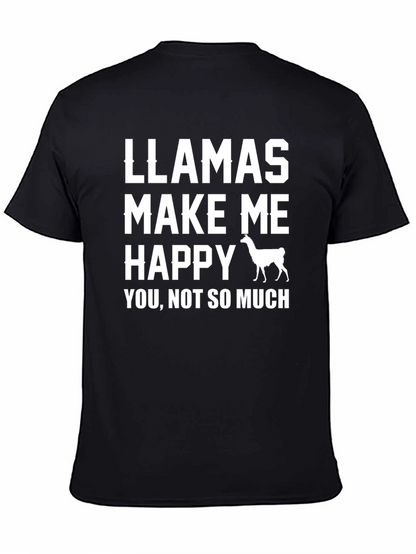 Camiseta Negra con Diseño Divertido de Llamas