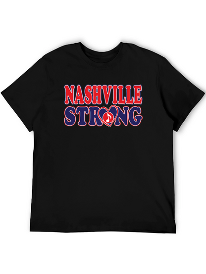 Camiseta Negra Nashville Strong - Solidaridad y Estilo