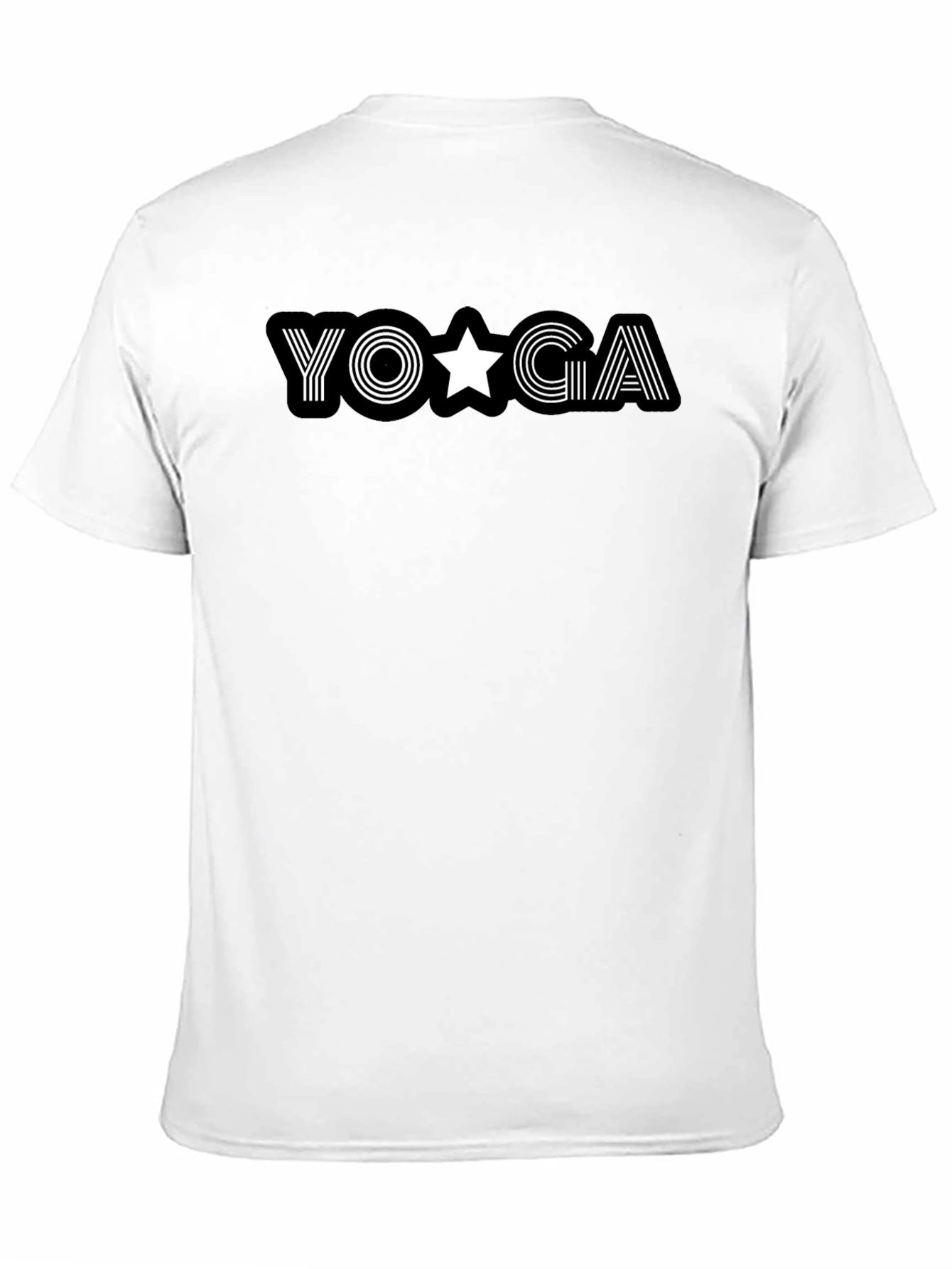 Camiseta Negra Yoga Estrella para Hombre