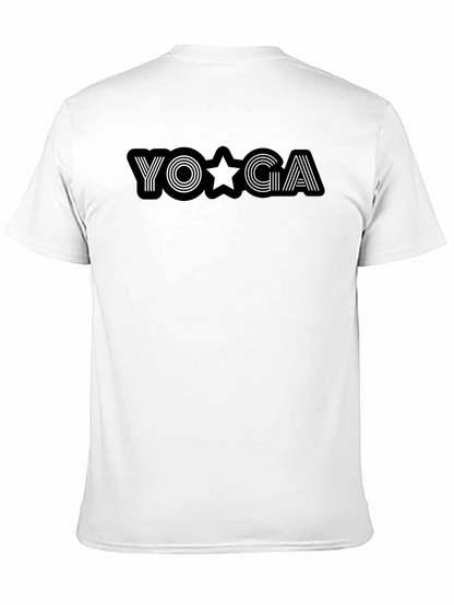Camiseta Negra Yoga Estrella para Hombre