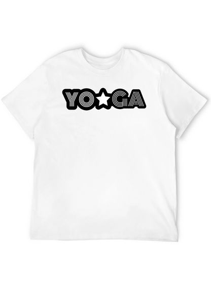 Camiseta Negra Yoga Estrella para Hombre